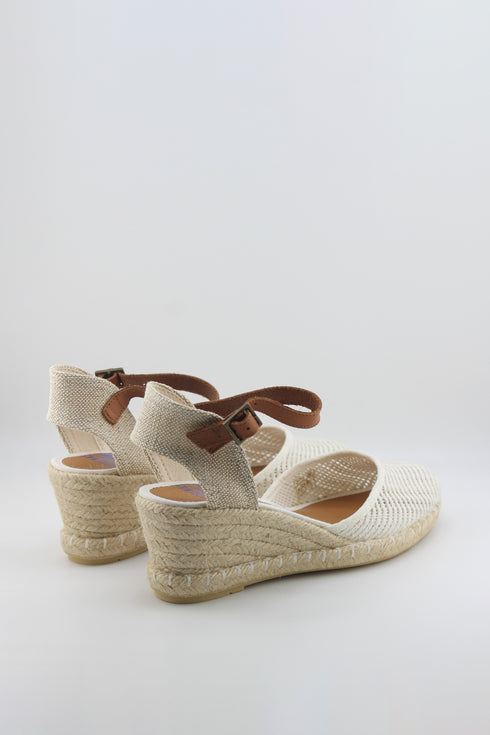 Verbenas Suede Espadrille Wedge Sandals